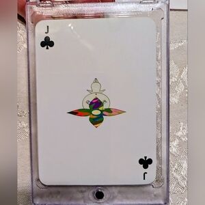 Louis Vuitton Murakami Jack Of Clubs collectible playing card sealed. COA